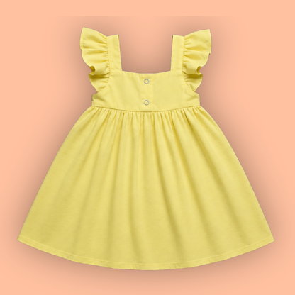 Cotton frock with embroidery