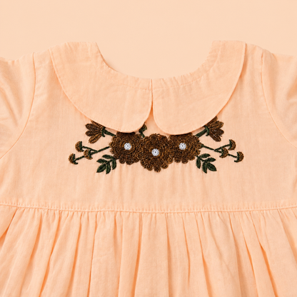 Cotton Onesies with Embroidery