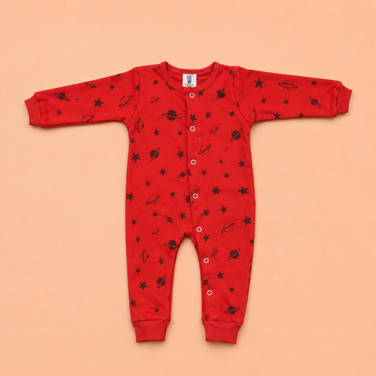 Little Astronaut Full-Body Play & Sleep Romper