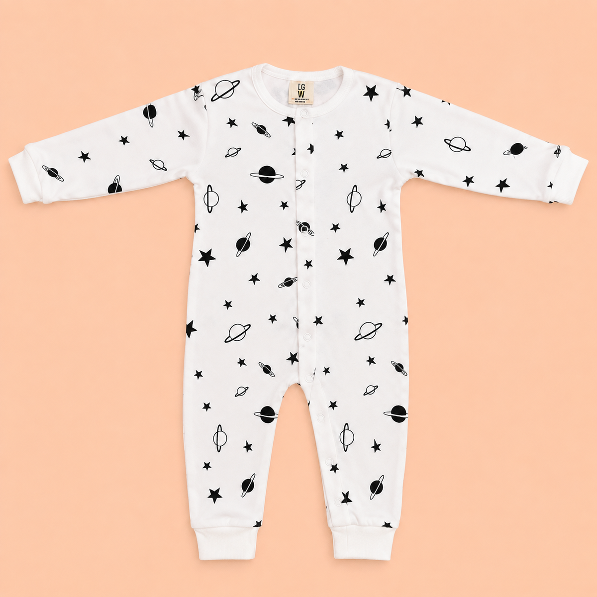 Little Astronaut Full-Body Play & Sleep Romper