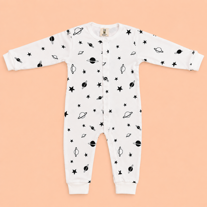 Little Astronaut Full-Body Play & Sleep Romper
