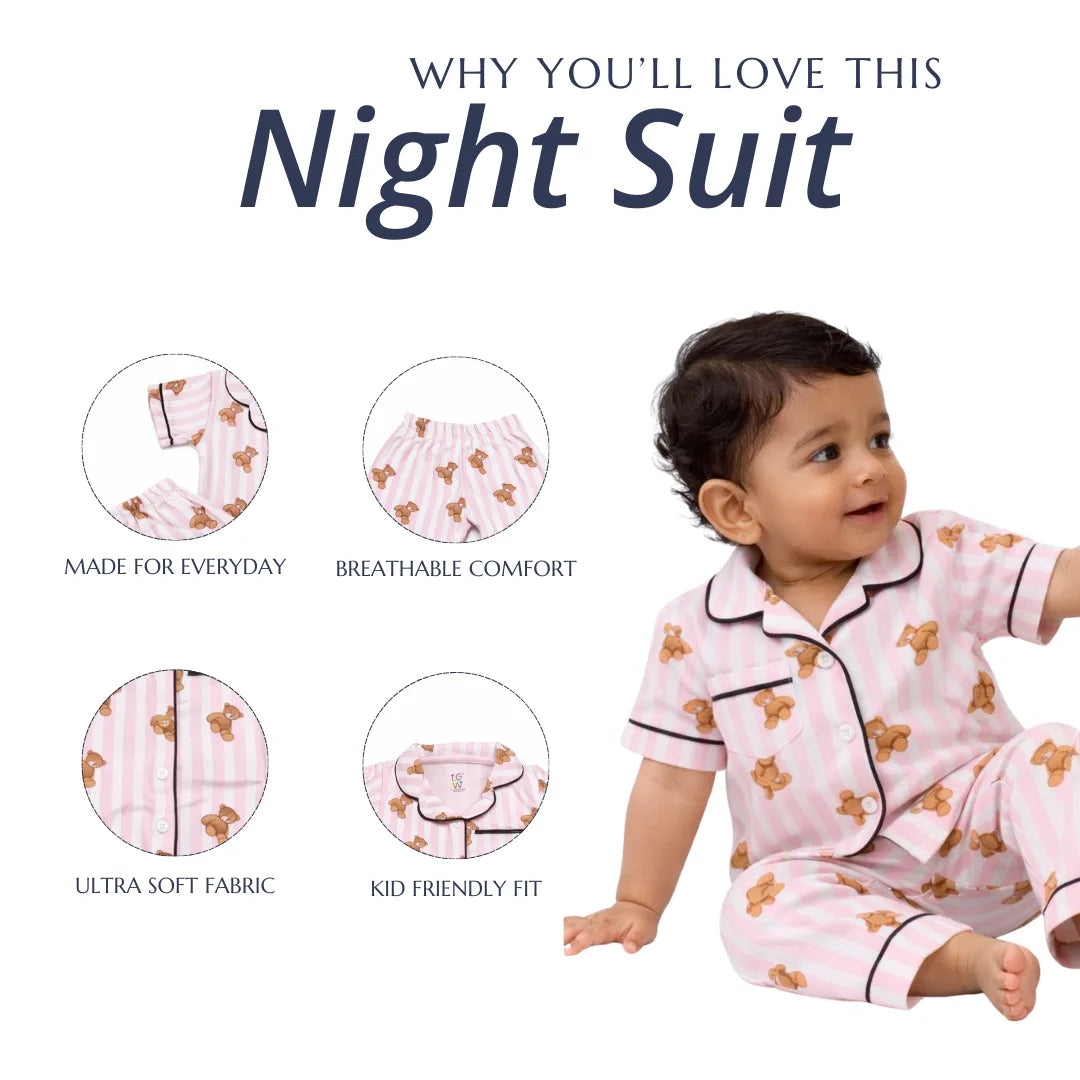 Teddy Time Pajama Set