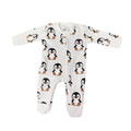 Penguin Romper with footies