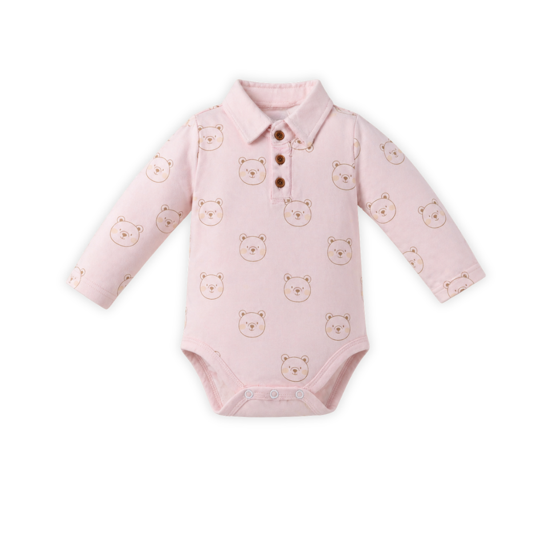 Teddy Face Collar Onesies